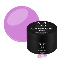 Кольоровий гель для моделювання нігтів Mia-M Professional Color Gel №8 бузково-рожевий, 15 мл