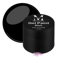 Гель-фарба Mia-M Professional Gel Paint Black чорна, 5 мл