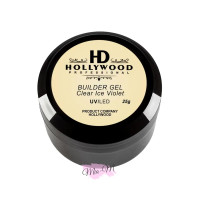 Конструюючий гель Hollywood Builder Gel Clear Ice Violet прозоро-фіолетовий, 25 мл