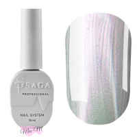 Гель-лак Saga Professional Silk Cat №02 перламутровий з рожевим відливом, 10 мл