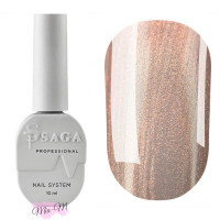 Гель-лак Saga Professional Silk Cat №03 перламутровий з персиковим відливом, 10 мл
