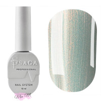 Гель-лак Saga Professional Silk Cat №04 перламутровый с серебристо-оранжевым отливом, 10 мл