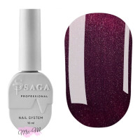 Гель-лак Saga Professional Wine Cat №04 котяче око темно-фіолетовий, 10 мл