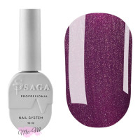 Гель-лак Saga Professional Wine Cat №06 котяче око темно-бузковий, 10 мл