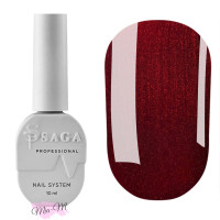 Гель-лак Saga Professional Wine Cat №03 котяче око червоний, 10 мл