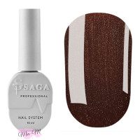 Гель-лак Saga Professional Wine Cat №07 кошачий глаз коричневый, 10 мл