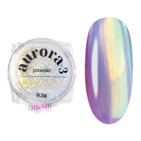 Перлинна втирка для нігтів Rich Color Aurora №03 золотий хамелеон, 0,2 г