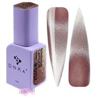 Гель-лак для ногтей DNKa’ Gel Polish Bohemian Cat Eye №0152 бежево-розовый с шиммером, 12 мл