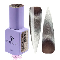 Гель-лак для нігтів DNKa' Gel Polish Bohemian Cat Eye №0153 рожево-коричневий з шиммером, 12 мл