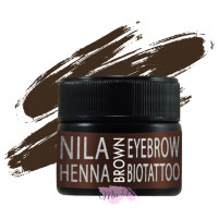 Хна для брів Nila "Коричнева" 10 г