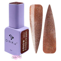 Гель-лак для нігтів DNKa' Gel Polish 1000&1 Night №0157 котяче око світловідбиваючий карамельний, 12 мл
