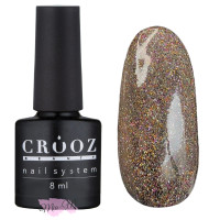 Топ для нігтів Crooz gold crystal top 8 мл