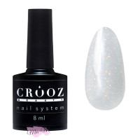 Топ для гель-лаку без липкого шару Crooz Top Milk Opal молочний з шимером, 8 мл