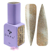 Гель-лак для нігтів DNKa' Gel Polish 1000&1 Night №0162 котяче око світловідбиваючий шампань, 12 мл