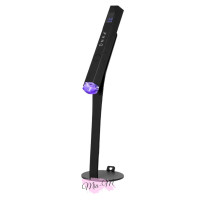 Портативний ліхтарик для манікюру DNKa' Lumos Light Black з магнітною підставкою чорний