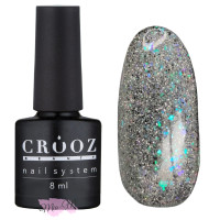 Топ для ногтей Crooz silver crystal top 8 мл