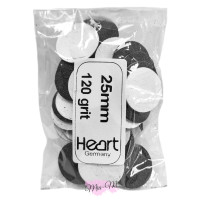 Змінні файли для педикюрного диска Heart Germany L 25 мм 120 грит (50 штук)
