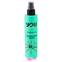 Мультиспрей миттєвої дії для волосся 10 у 1 You Look Professional Multiaction Spray зелений, 200 мл