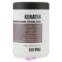 Відновлююча маска для хімічно обробленого та пошкодженого волосся KayPro Keratin Restructuring Mask, 1000 мл
