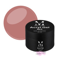 Акрил-гель Mia-M Professional Acryl Gel №2 бежевий, 15 мл