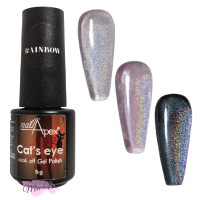 Гель-лак котяче око NailApex № Rainbow 5 г