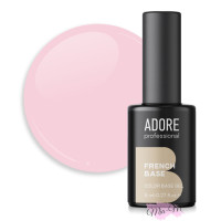Камуфлююча кольорова база для нігтів Adore Professional French Base №02 чайна троянда, 8 мл