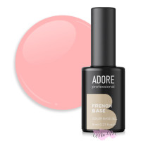 Камуфлююча кольорова база для нігтів Adore Professional French Base №04 персикова, 8 мл
