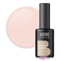 Камуфлююча кольорова база для нігтів Adore Professional French Base №08 рожева натуральна, 8 мл