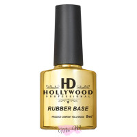 Каучукова база для нігтів HD Hollywood Rubber Base, 8 мл