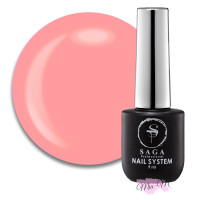 Камуфляжна кольорова база для нігтів Saga Professional Color Base №03 персиково-рожева, 9 мл