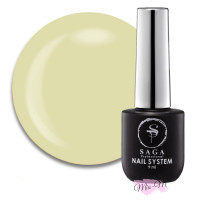 Камуфляжна кольорова база для нігтів Saga Professional Color Base №05 жовта, 9 мл