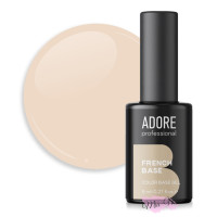 Камуфлююча кольорова база для нігтів Adore Professional French Base №10 натуральна бежева, 8 мл