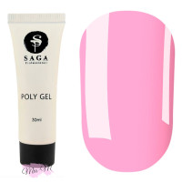 Полігель Saga Poly Gel New №05 світло-рожевий, 30 мл