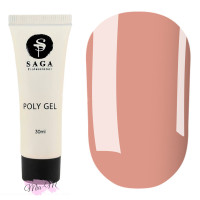 Полігель Saga Poly Gel New №07 персиковий, 30 мл