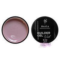 Гель для наращивания Saga Builder gel 15 мл, № 2