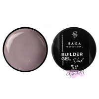 Гель для нарощування Saga Builder gel 15 мл, №3