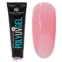 Полигель Global Fashion Poly UV Gel №02 розовый, 30 мл