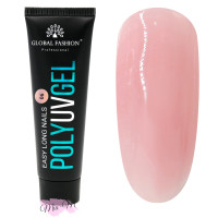 Полігель Global Fashion Poly UV Gel №06 ніжно-рожевий, 30 мл