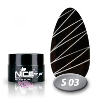 Гель фарба павутинка Nice 5 мл, S 03