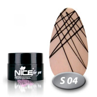 Гель фарба павутинка Nice 5 мл, S 04
