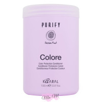 Кондиціонер для догляду за фарбованим волоссям Kaaral Purify Colore Conditioner, 1000 мл