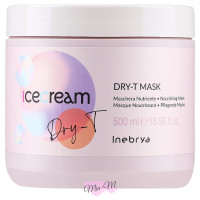 Зволожуюча маска для сухого, кучерявого та пошкодженого волосся Inebrya Ice Cream Dry-T Mask, 500 мл