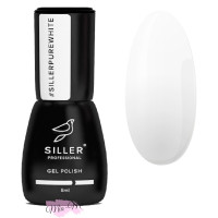 Гель лак Siller 8 мл, Pure white