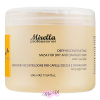 Маска для сухого та пошкодженого волосся з маточним молочком Mirella Professional Bee Form Reconstructing Mask, 500 мл