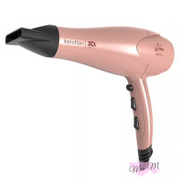 Фен для волосся з іонізацією Ga.Ma Keration 3D Therapy Ultra Ion 2300 Вт золотисто-рожевий (GH3537)
