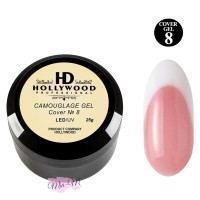 Гель для нарощування Hollywood, 25 мл Cover №8