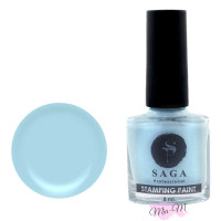 Лак-краска для стемпинга Saga Professional Stamping Paint №20 небесно-голубой, 8 мл