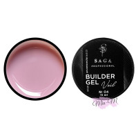 Гель для нарощування Saga Builder gel 15 мл, №4