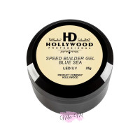 Гель для нарощування Hollywood, 25 мл Blue sea