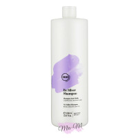 Антижовтий шампунь для волосся сріблястий блонд 360 Hair Professional Be Silver No Yellow Shampoo, 1000 мл